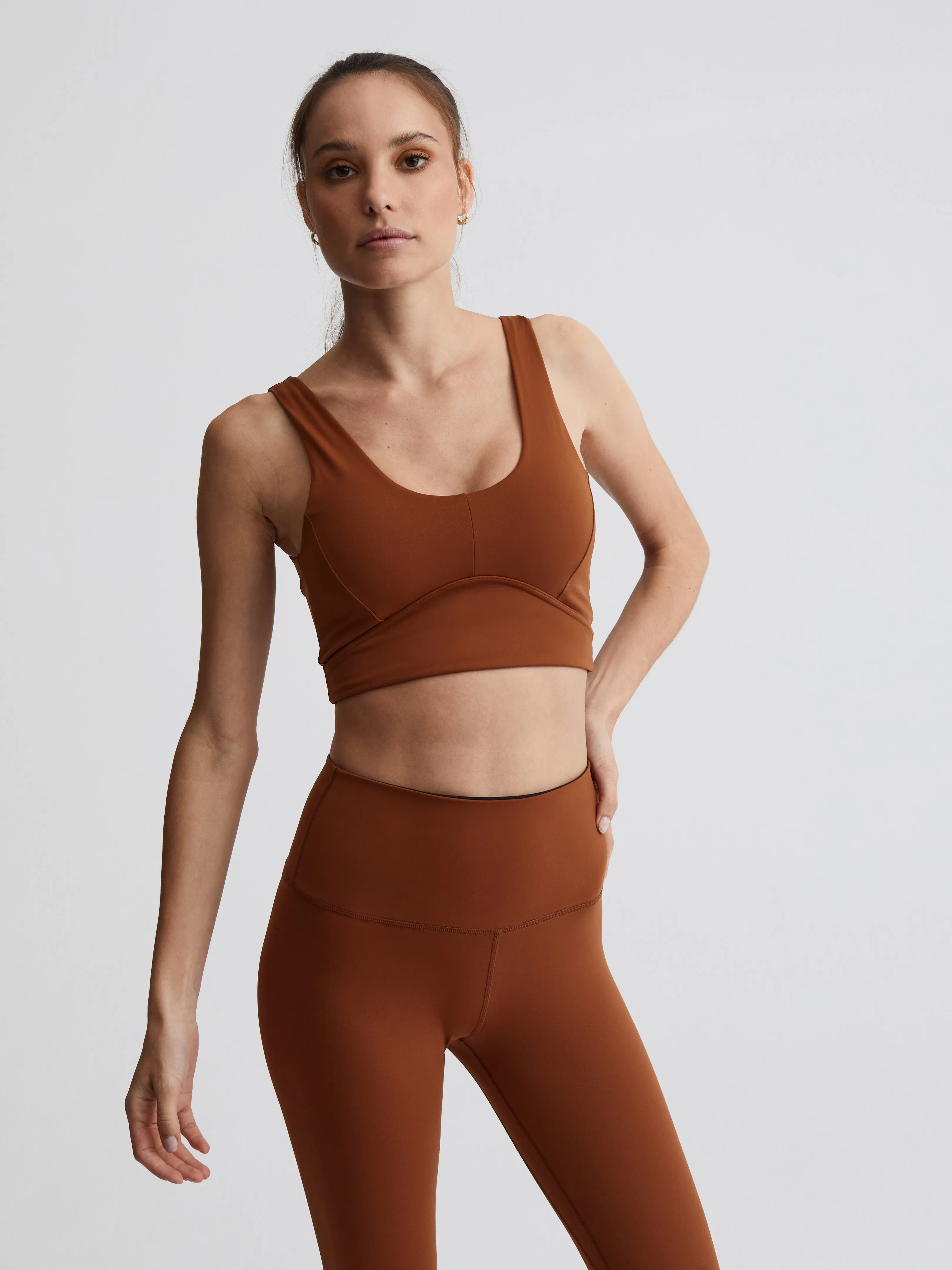 Tortoise Shell Let's Go Elsie Sports Bra