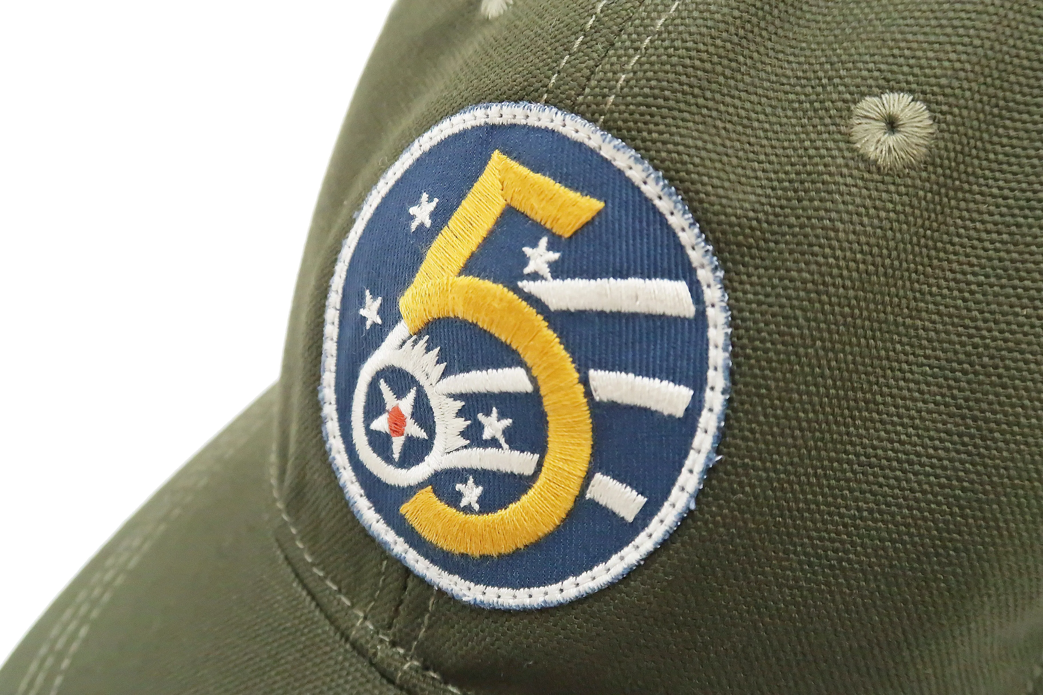 TOYS McCOY Cap Men's US Military Fifth Air Force Twill Cotton Hat TMA2214 Olive