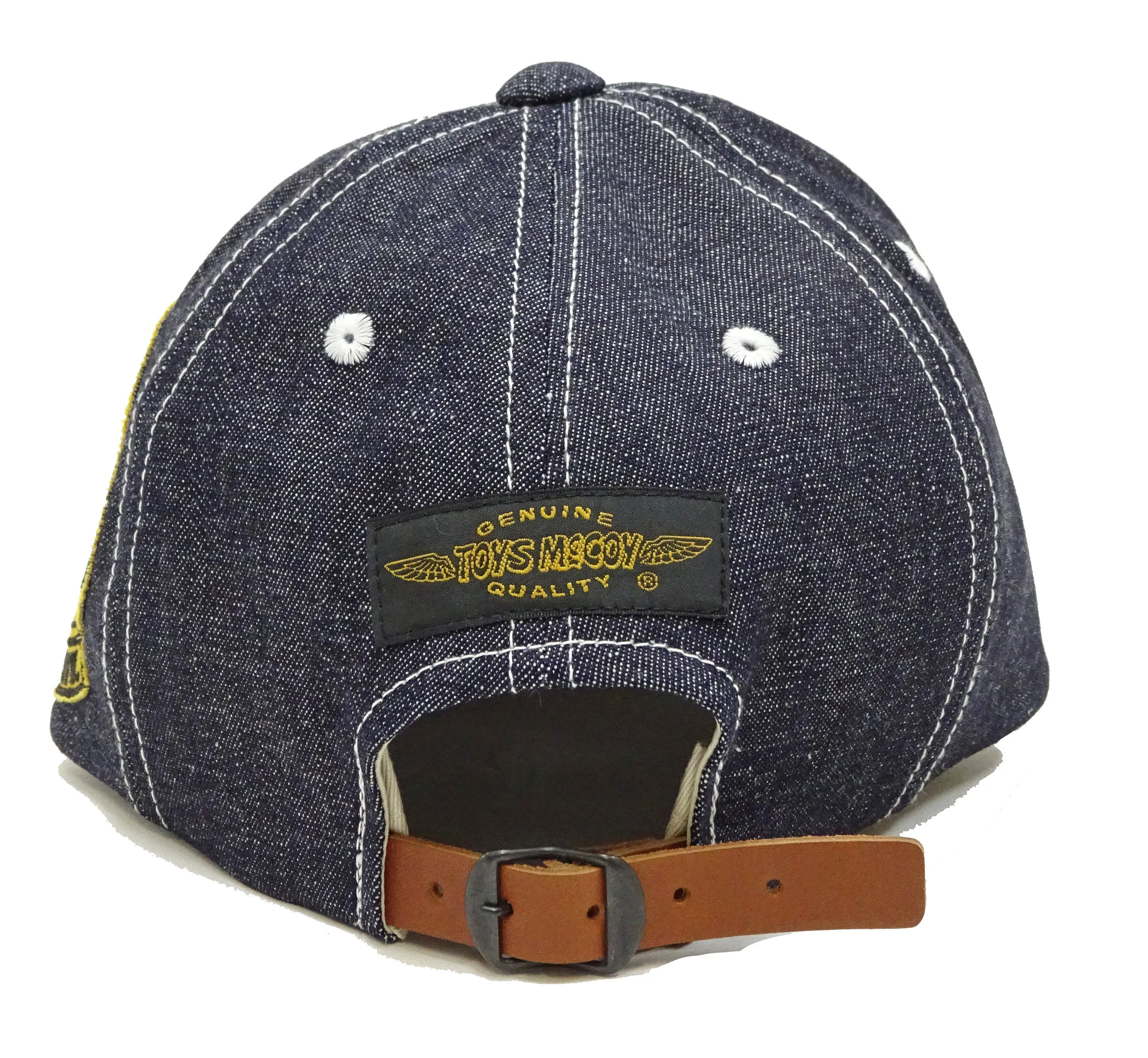 TOYS McCOY Denim Cap Men's Felix the Cat Denim Baseball Hat TMA2401 Deep Blue Indigo