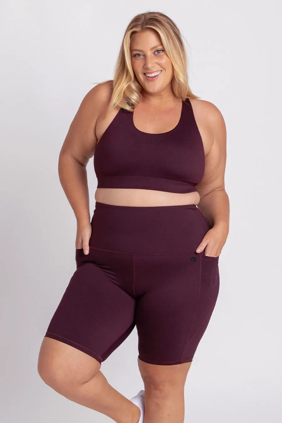 Training Pocket Bike Short - Wine