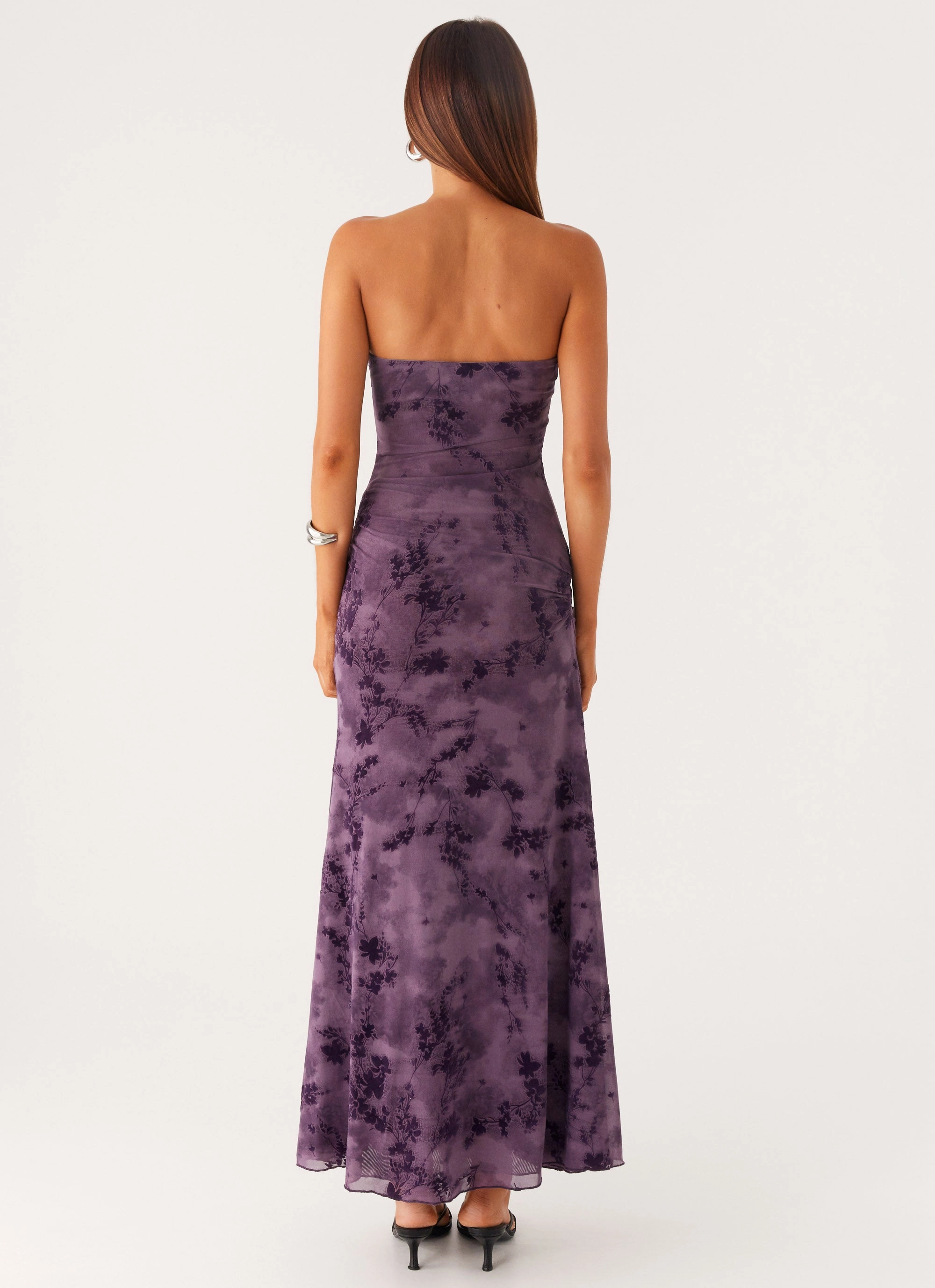 Alexandrite Midi Dress - Purple Transitional-Wear Refined Simplicity