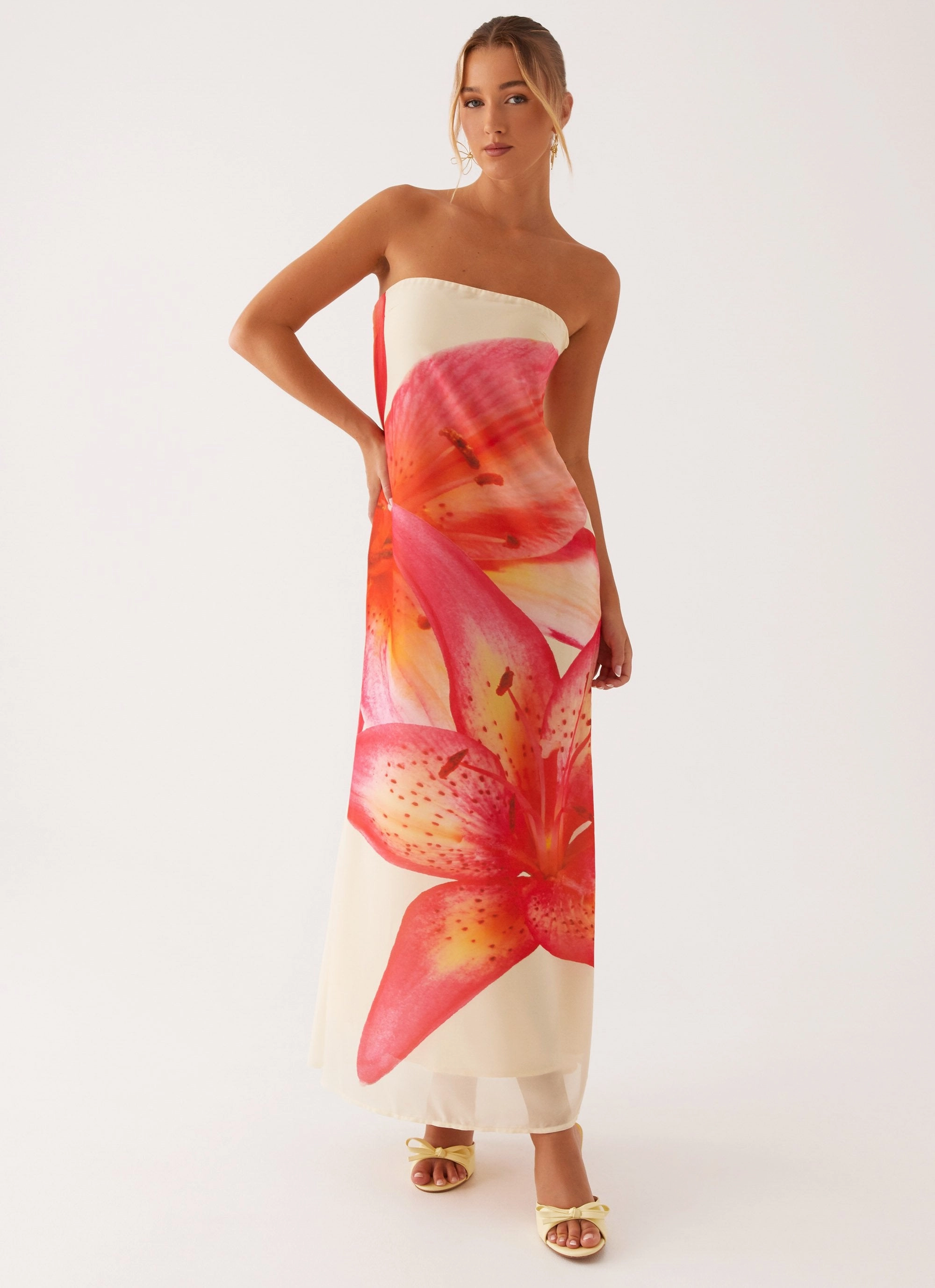 Fair-Trade Darcy Maxi Dress - Yellow Floral