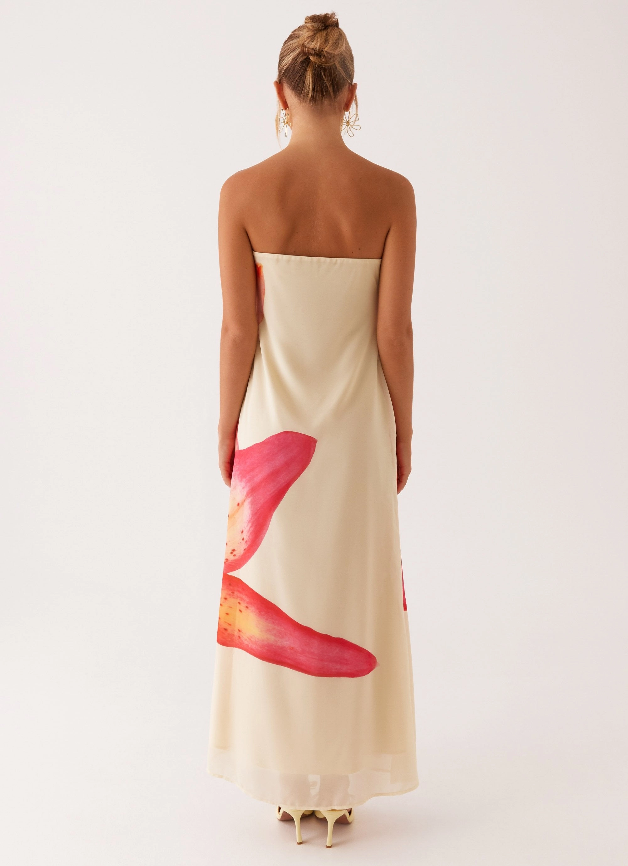 Darcy Maxi Dress - Yellow Floral Edgy vibes