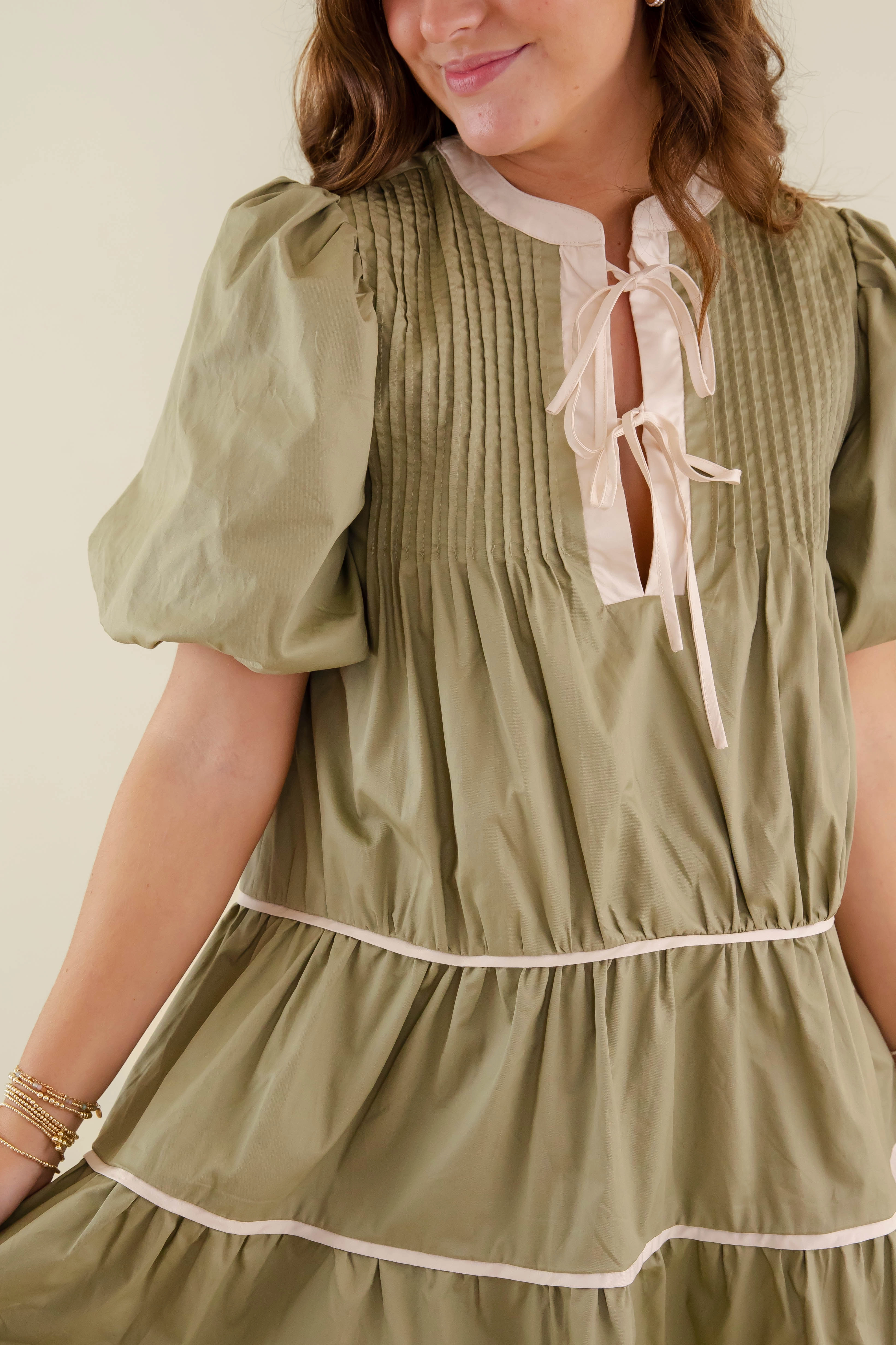 Sculpted Fit Falling Into Place Dress