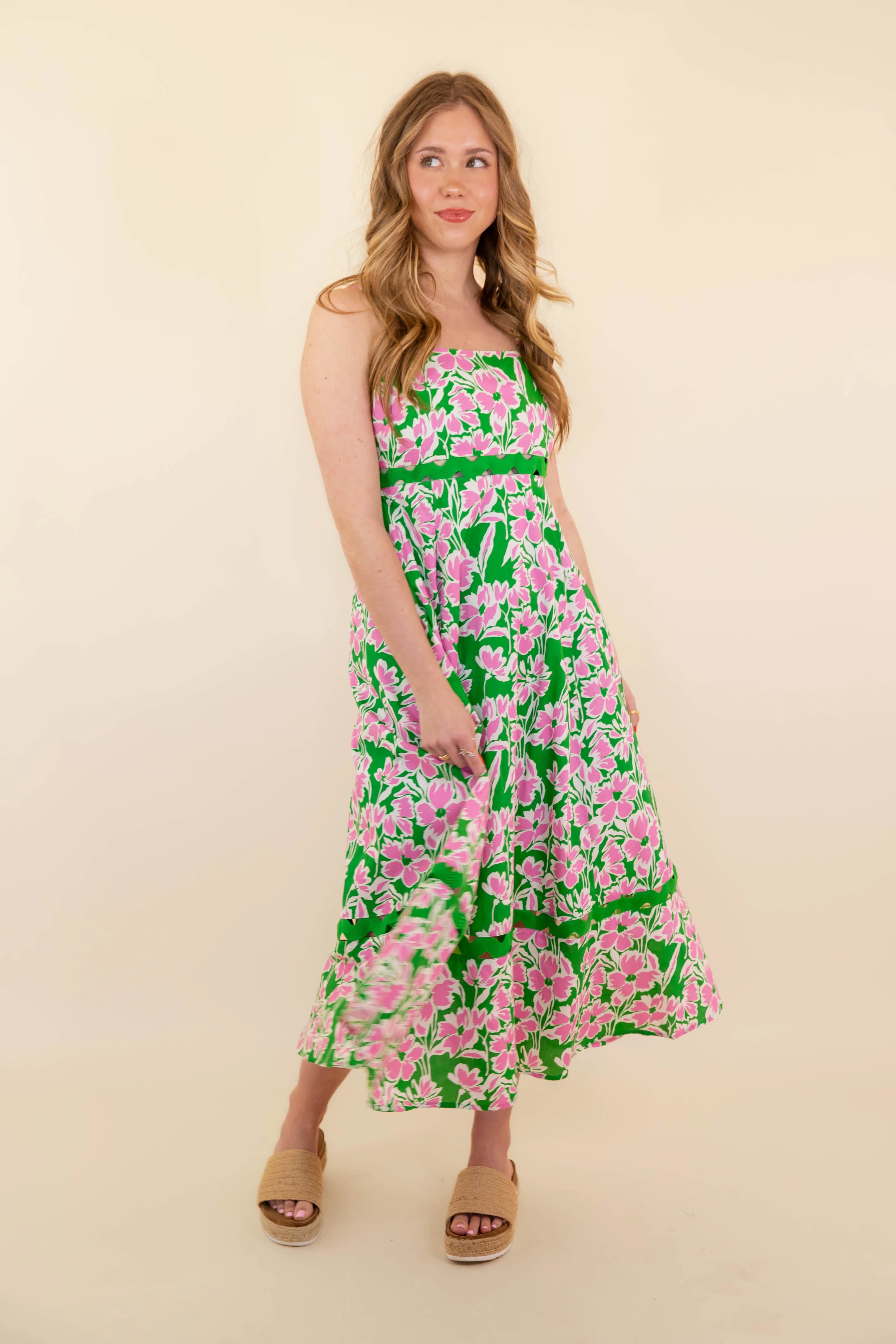 Summer Air In This Moment Maxi Dress