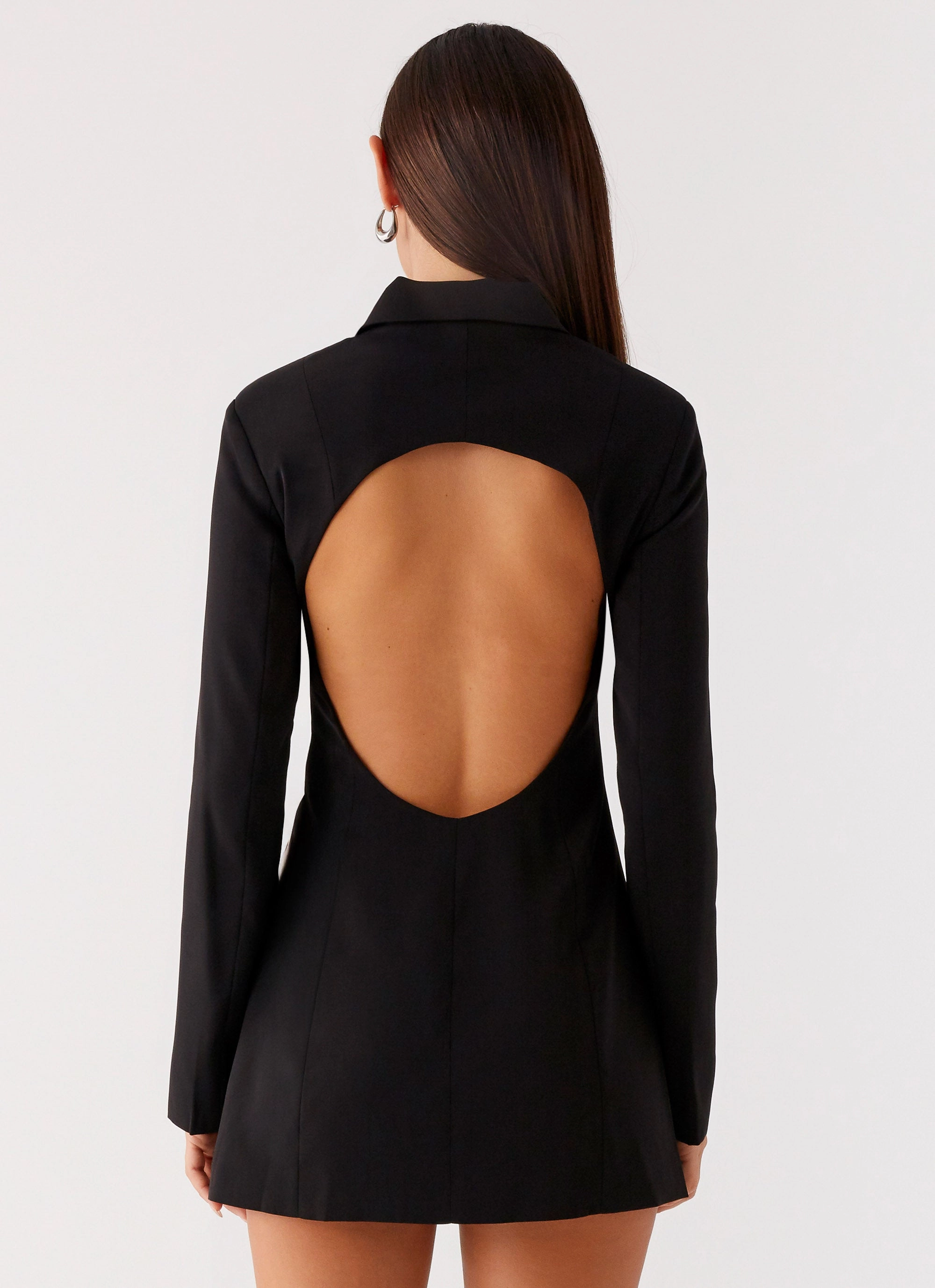 Memphis Blazer Mini Dress - Black ComfortFitDesign Minimal Details