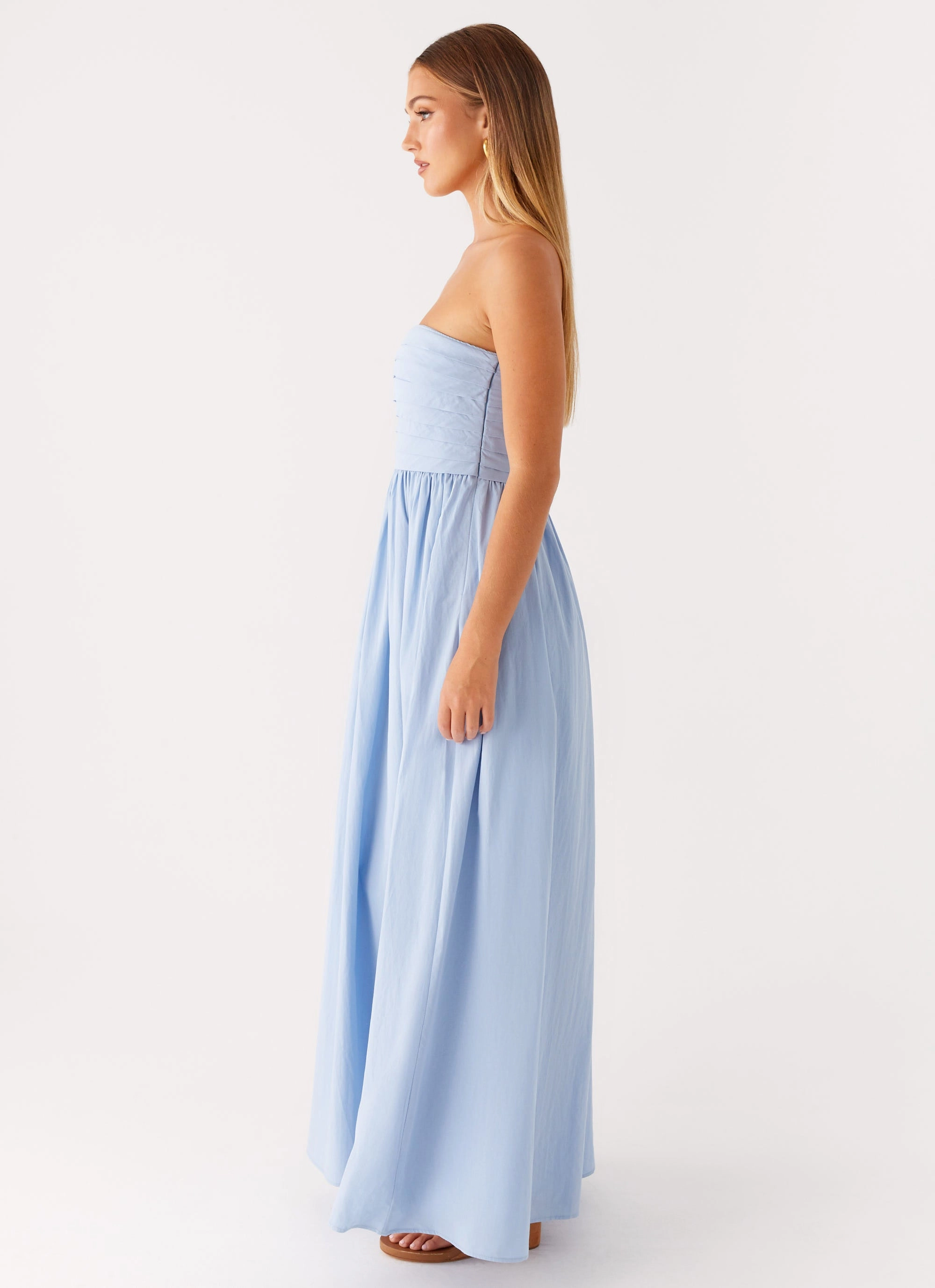 Tamia Maxi Dress - Blue Mom Chic