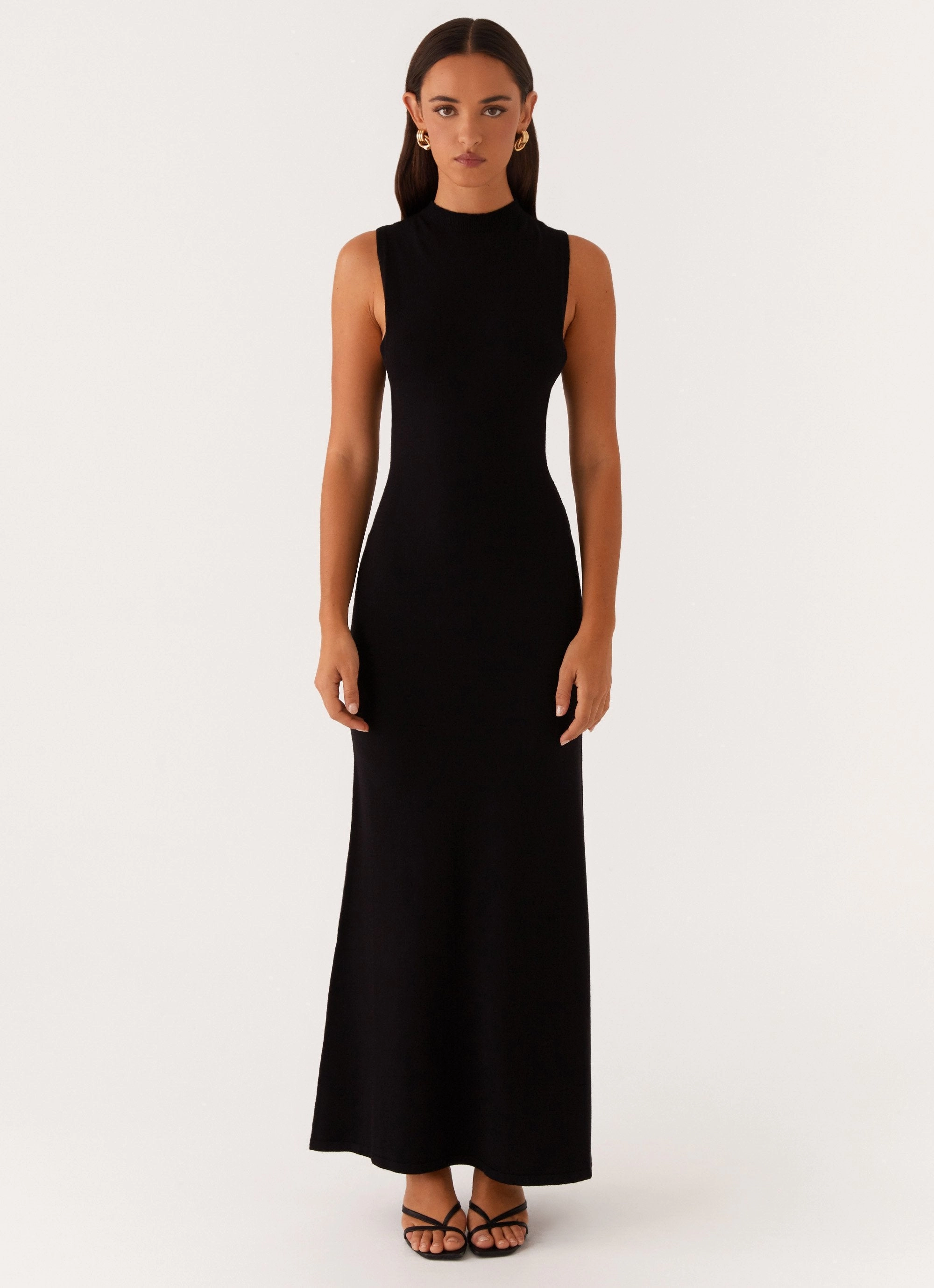 Refined Cut Prove It Knit Maxi Dress - Black
