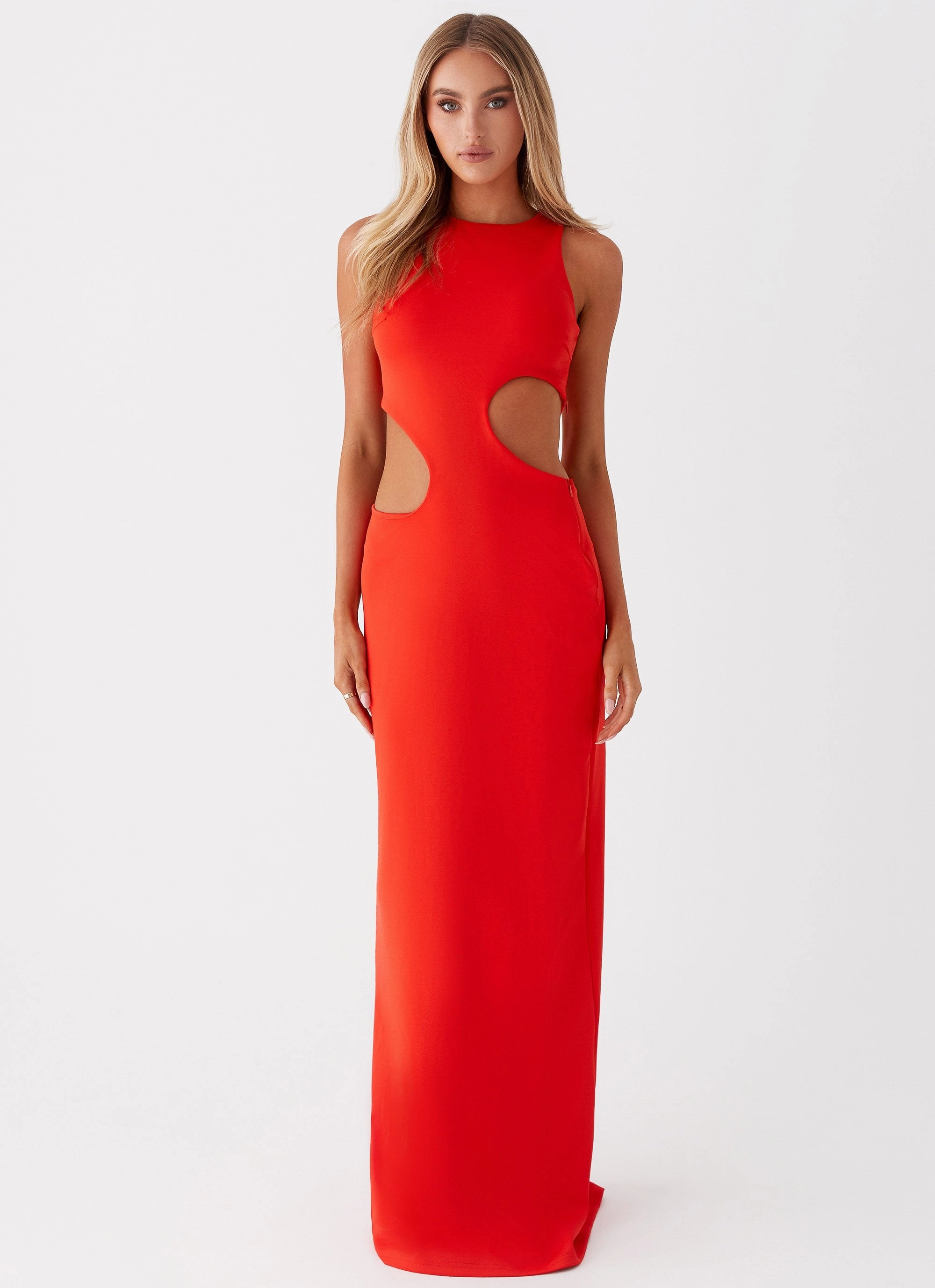 Movement Friendly Everyday Look Vaeloria Maxi Dress - Red