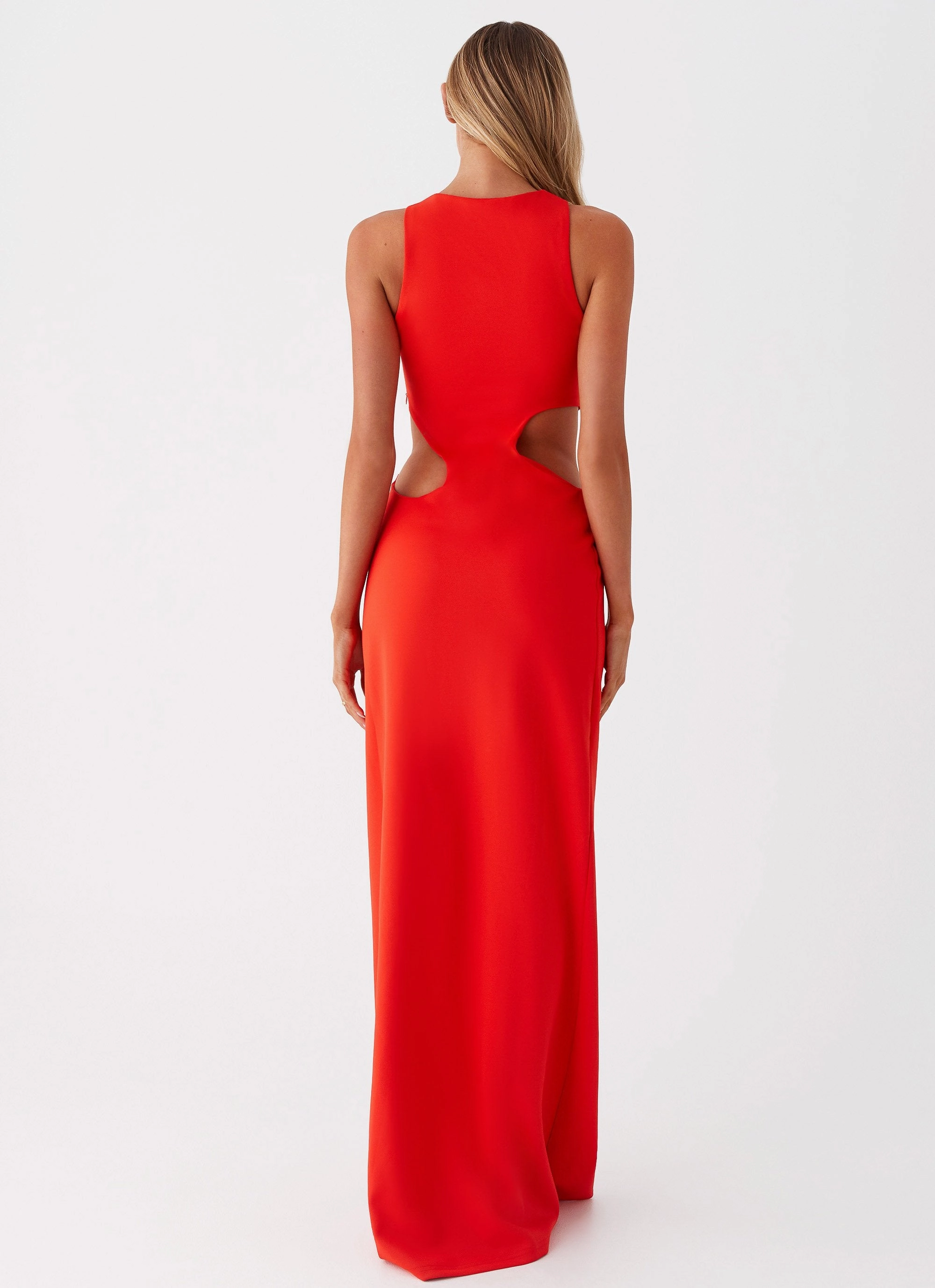 Vaeloria Maxi Dress - Red Spring Mood