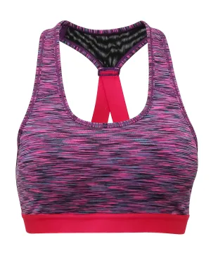 TriDri® performance sports bra (medium impact) | Space Pink