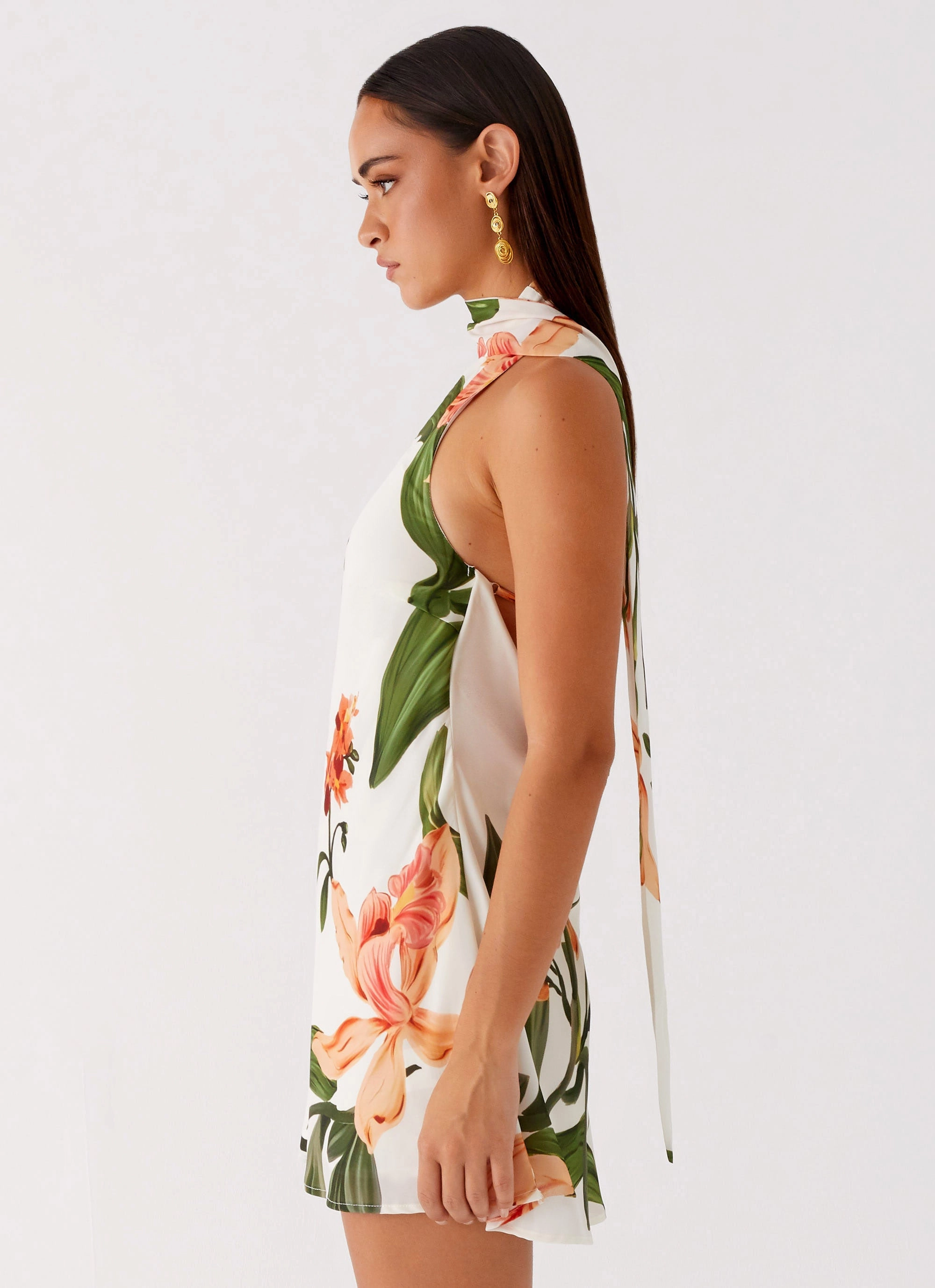 Shine Moment Trisha Mini Dress - Floral Print