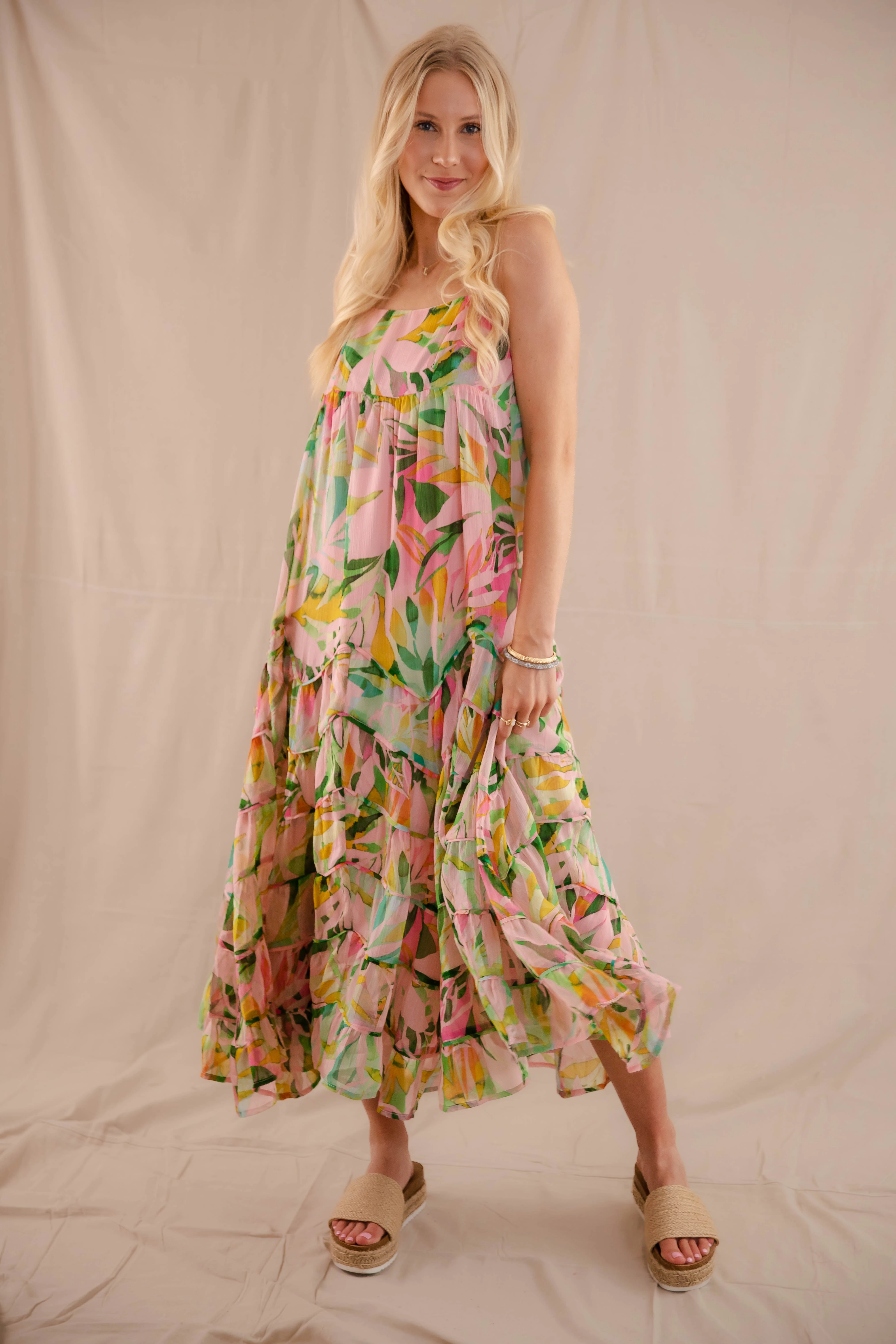 All Fitwear Tropical Tango Maxi Dress
