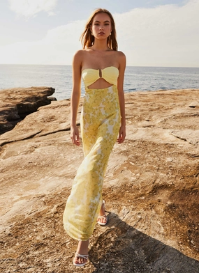 Tropicana Maxi Dress - Daffodil Timeless Trend everyday staple
