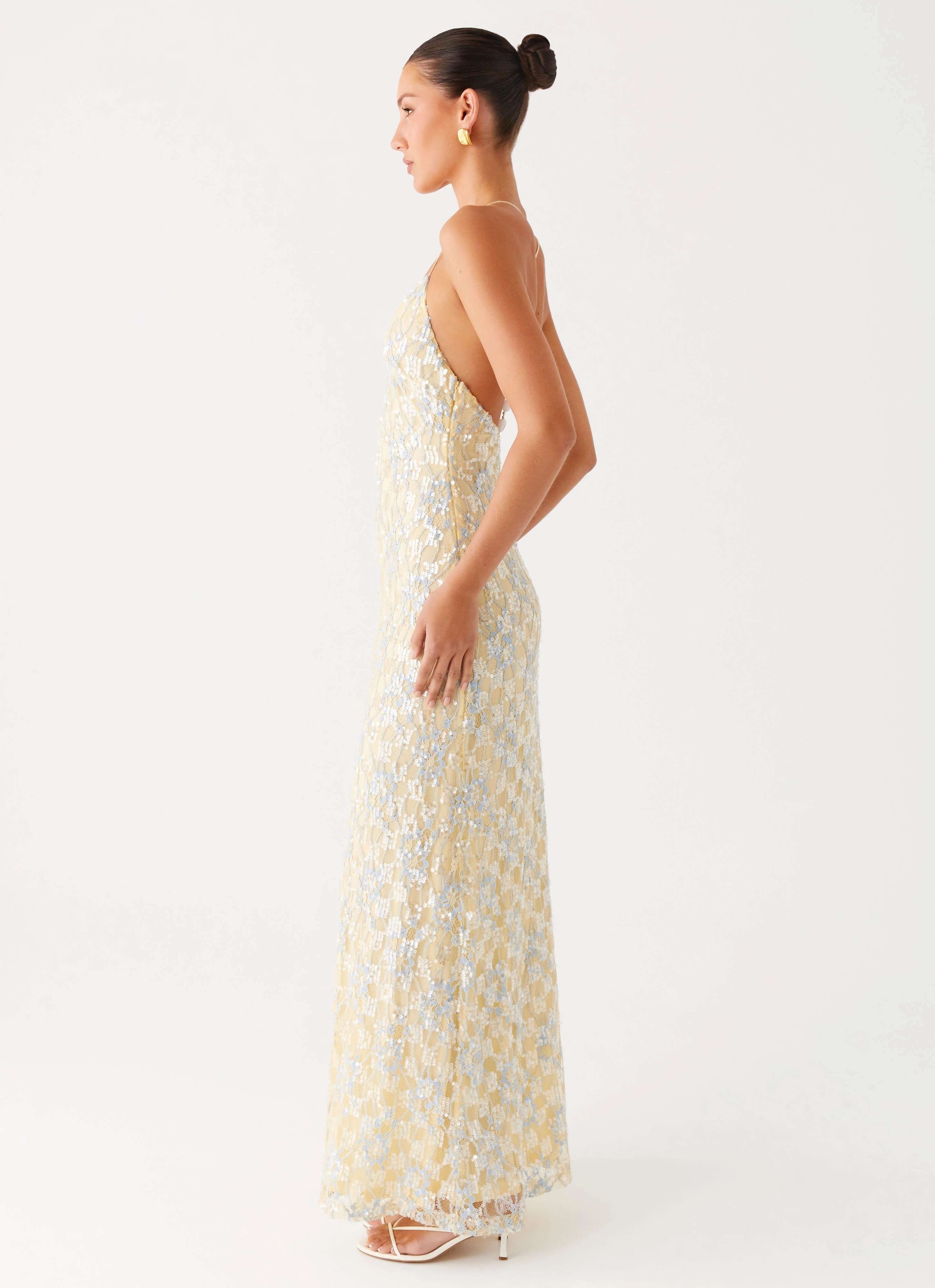 Petite-Size Urban Touch Truly Mine Maxi Dress - Yellow