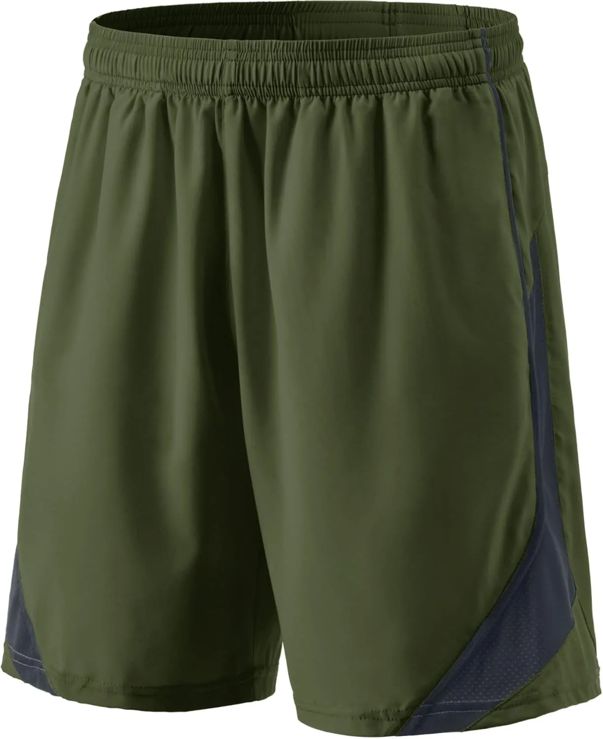 TSLA Men's Active Running Shorts, Training Exercise Workout Shorts, Quick Dry Gym Athletic Performance Shorts with Pockets
