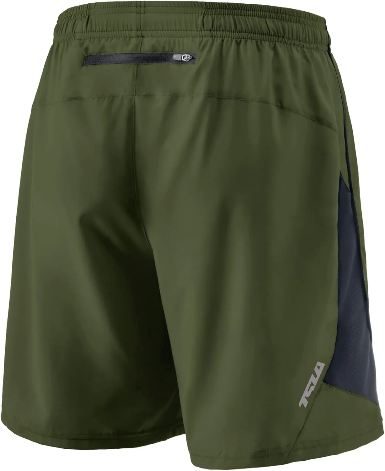 TSLA Men's Active Running Shorts, Training Exercise Workout Shorts, Quick Dry Gym Athletic Performance Shorts with Pockets