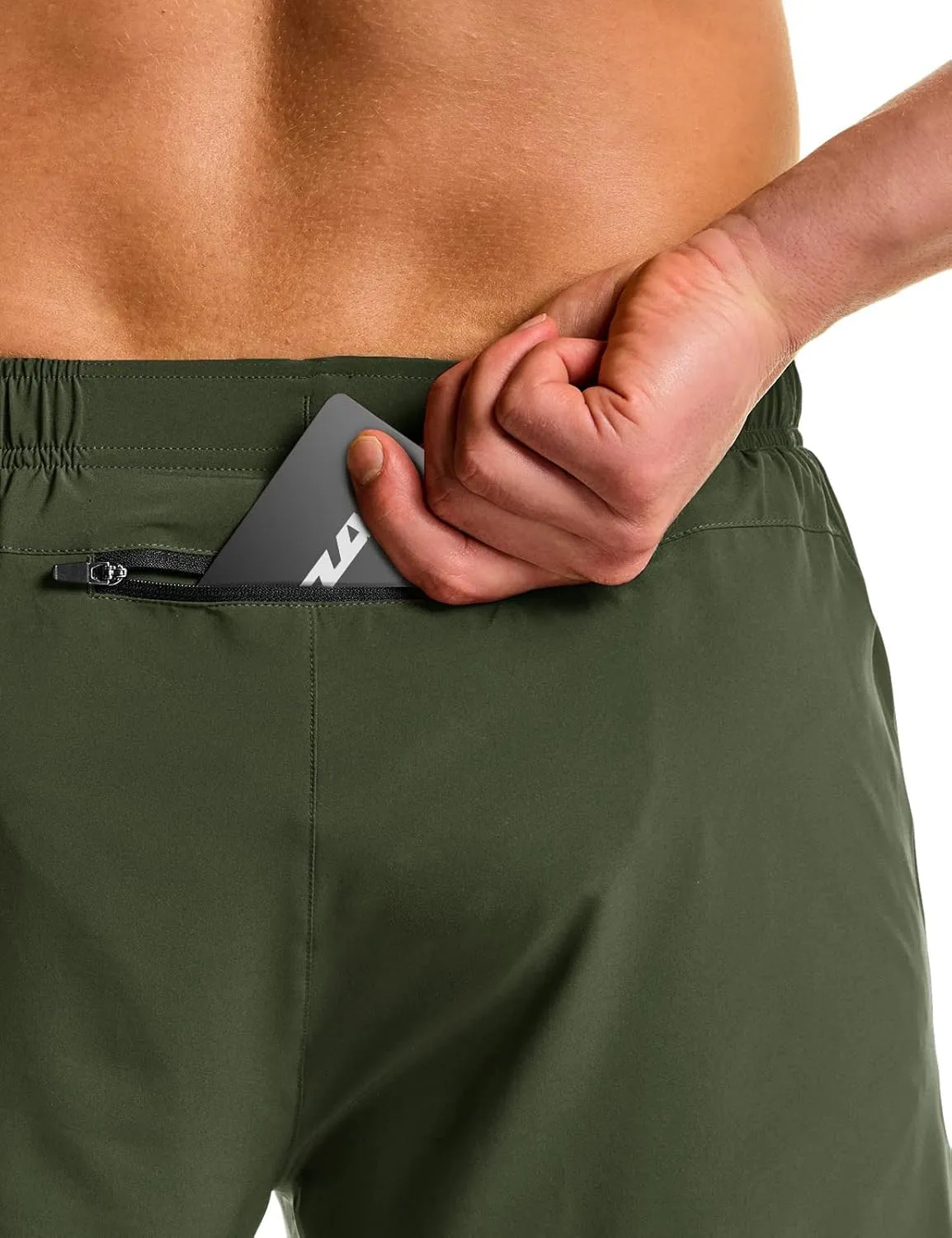 TSLA Men's Active Running Shorts, Training Exercise Workout Shorts, Quick Dry Gym Athletic Performance Shorts with Pockets