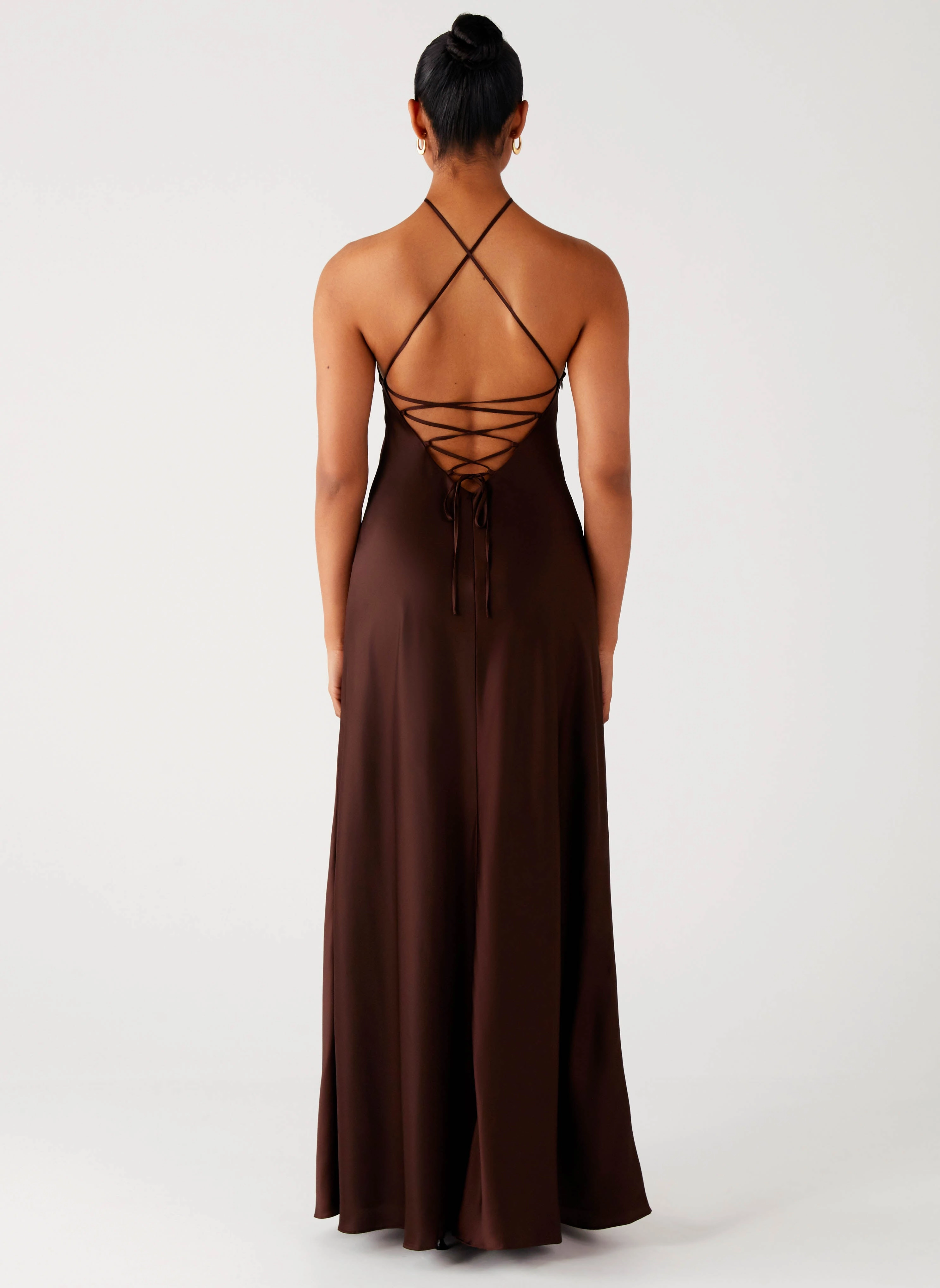 Sun-Protective Tulama Maxi Dress - Chocolate
