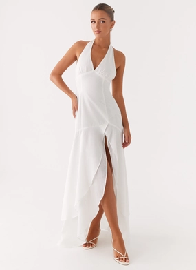 Breathable Travel Ready Turu Maxi Dress - White