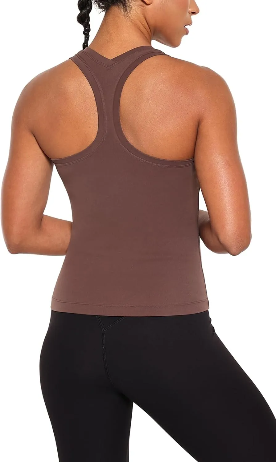 Ukaste Women's Studio Essential Racerback Yoga Workout Tank Top