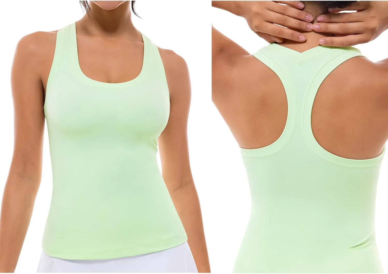 Ukaste Women's Studio Essential Racerback Yoga Workout Tank Top
