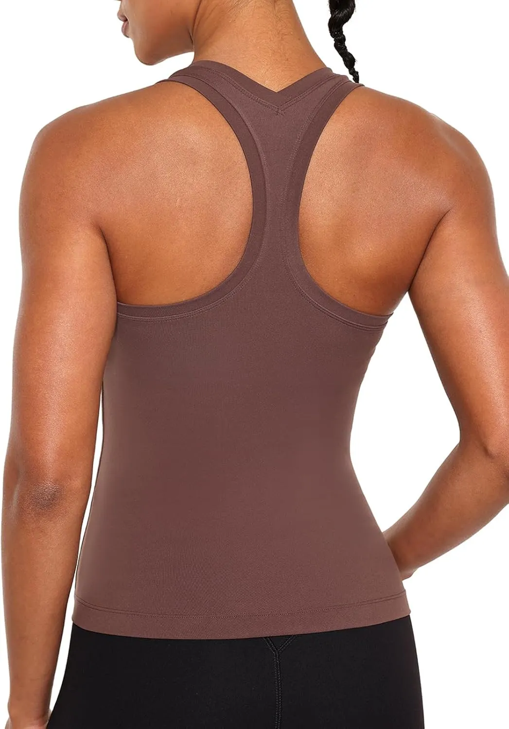Ukaste Women's Studio Essential Racerback Yoga Workout Tank Top