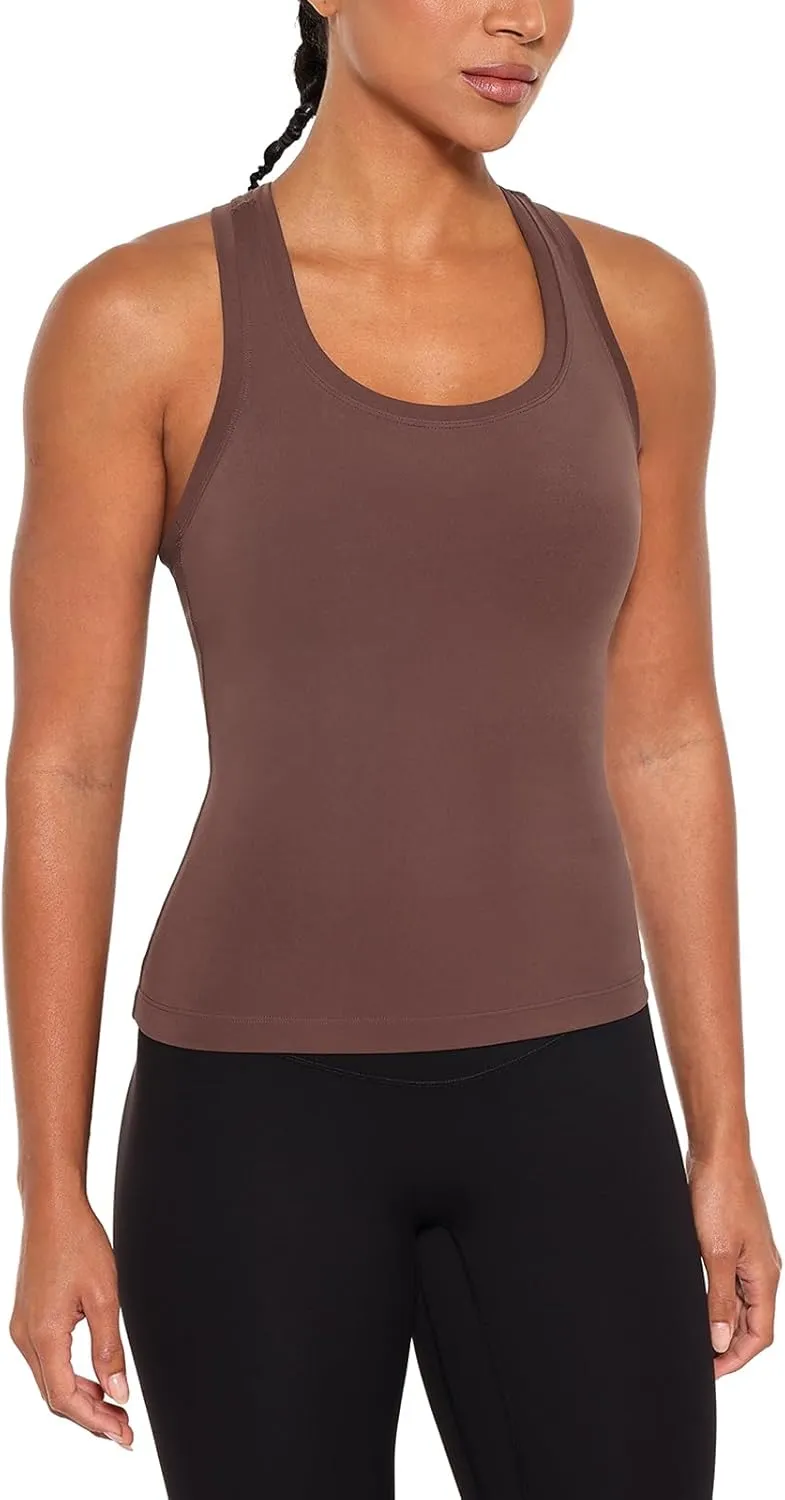 Ukaste Women's Studio Essential Racerback Yoga Workout Tank Top