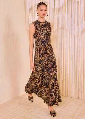 Ulla Johnson Clea Sleeveless Bias Long Dress Breathable