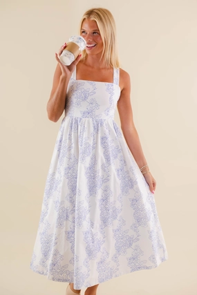 Curvy Glam Figure-Skimming RESTOCK: Feminine Power Midi Dress