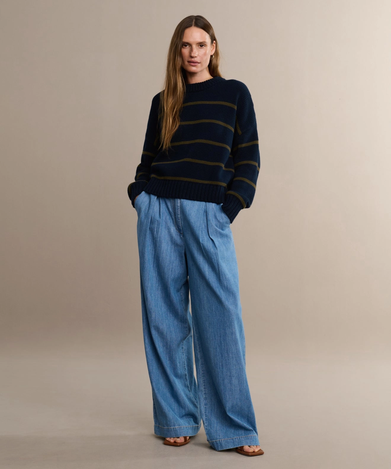 Denim Newport Trouser City Wear Effortless Look