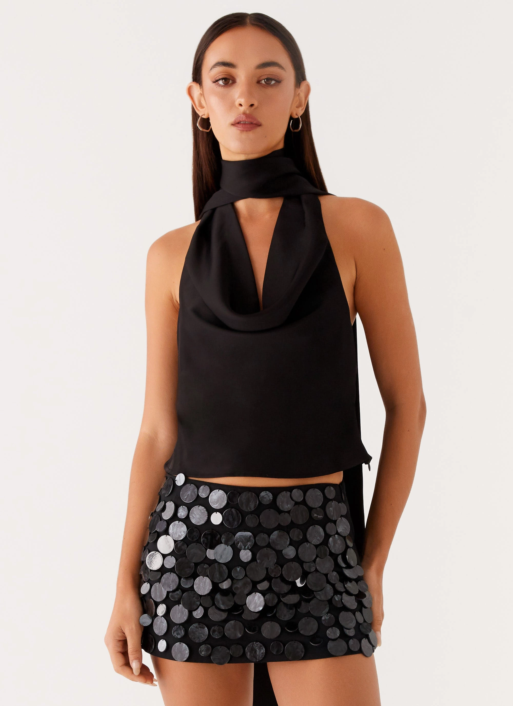 Movie Star Mini Skirt - Black Durable Material Quick Motion