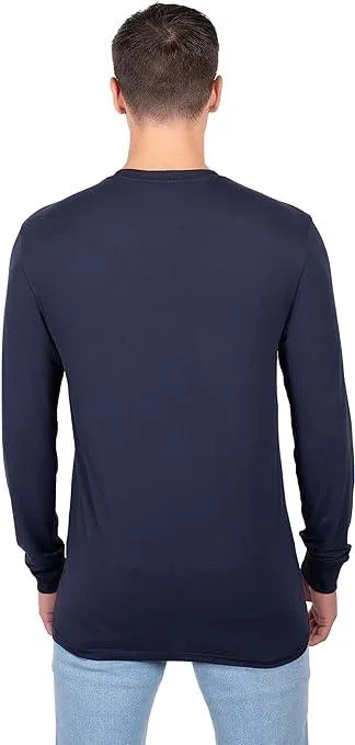 Ultra Game NFL Official Adults Super Soft Game Day Long Sleeve T-Shirt - Unisex, Chicago Bears, Team Color|Chicago Bears