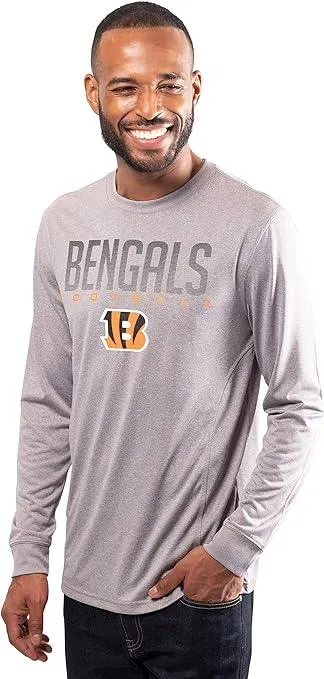 Ultra Game NFL Official Adults Super Soft Game Day Long Sleeve T-Shirt - Unisex Cincinnati Bengals|Cincinnati Bengals