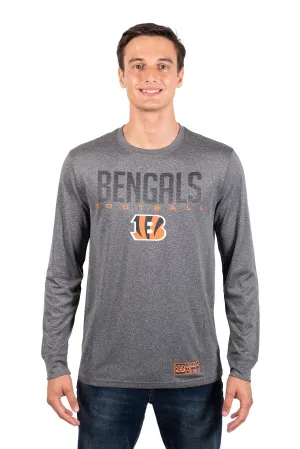 Ultra Game NFL Official Adults Super Soft Game Day Long Sleeve T-Shirt - Unisex Cincinnati Bengals|Cincinnati Bengals