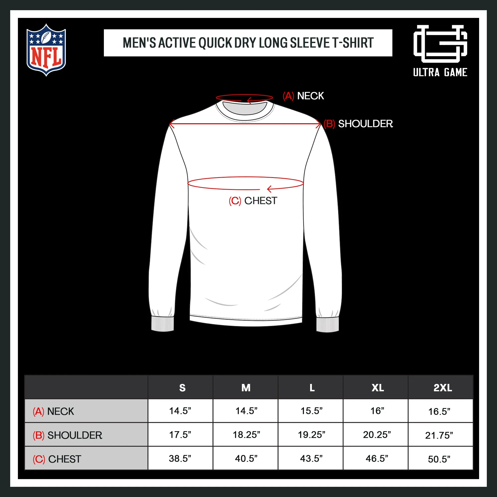 Ultra Game NFL Official Adults Super Soft Game Day Long Sleeve T-Shirt - Unisex New Orleans Saints|New Orleans Saints