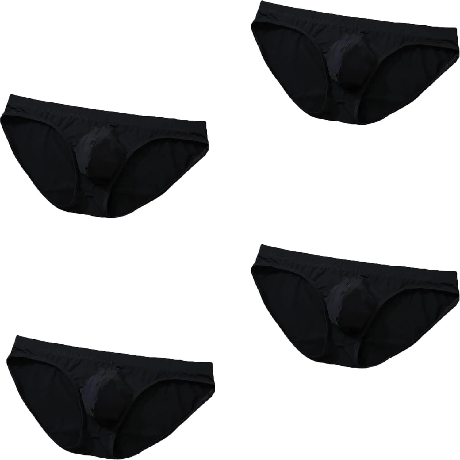 Ultra light and breathable Ice Silk Men's Breathable Micro Mesh Briefs Relax at night Underpants