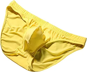 Ultra light and breathable Ice Silk Men's Breathable Micro Mesh Briefs Relax at night Underpants