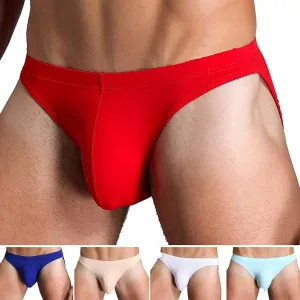Ultra light and breathable Ice Silk Men's Breathable Micro Mesh Briefs Relax at night Underpants