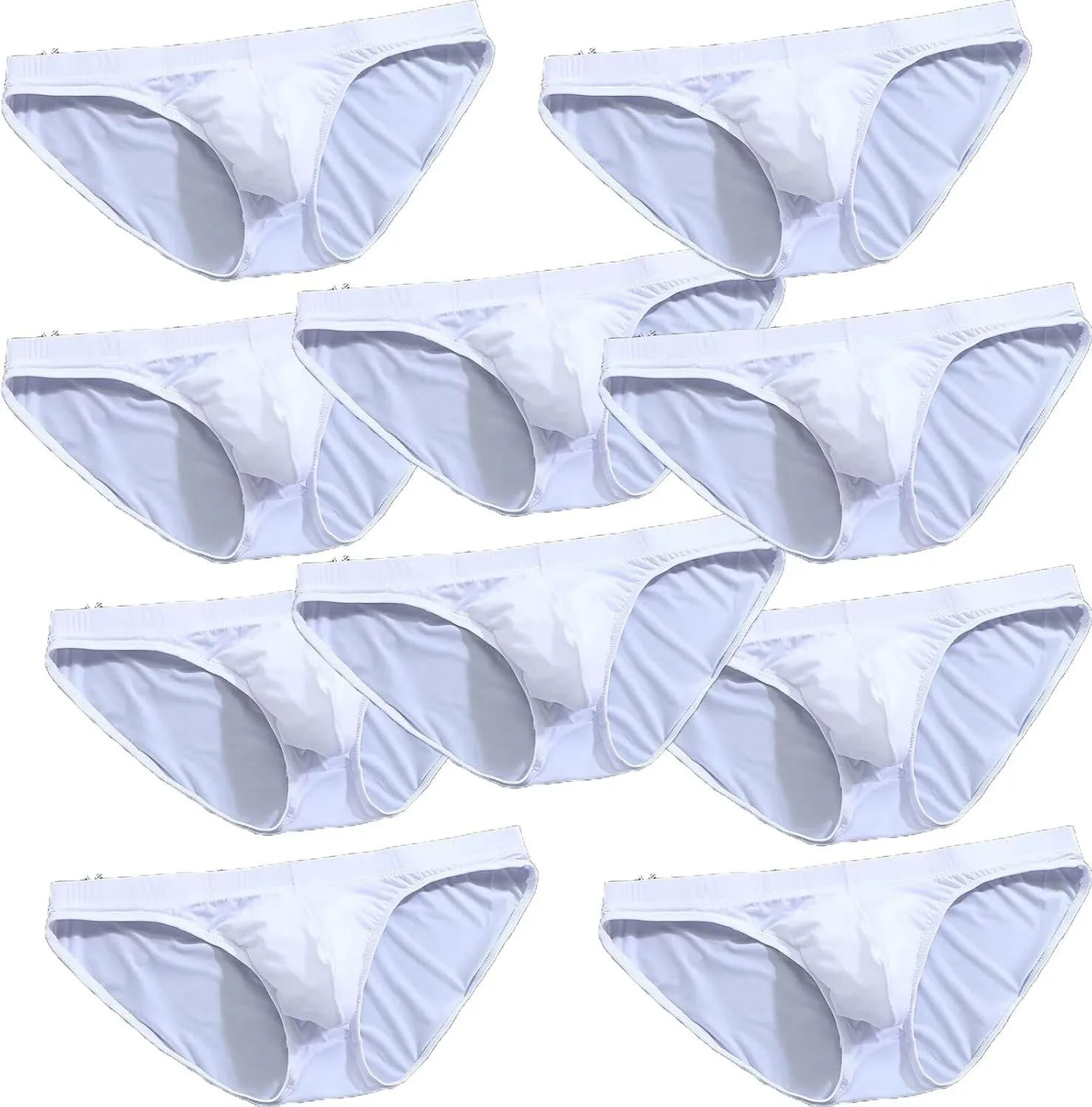 Ultra light and breathable Ice Silk Men's Breathable Micro Mesh Briefs Relax at night Underpants
