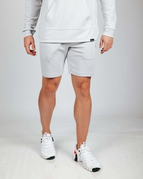 Men's Light Gray Recovery Shorts Relaxed Comfort Fit