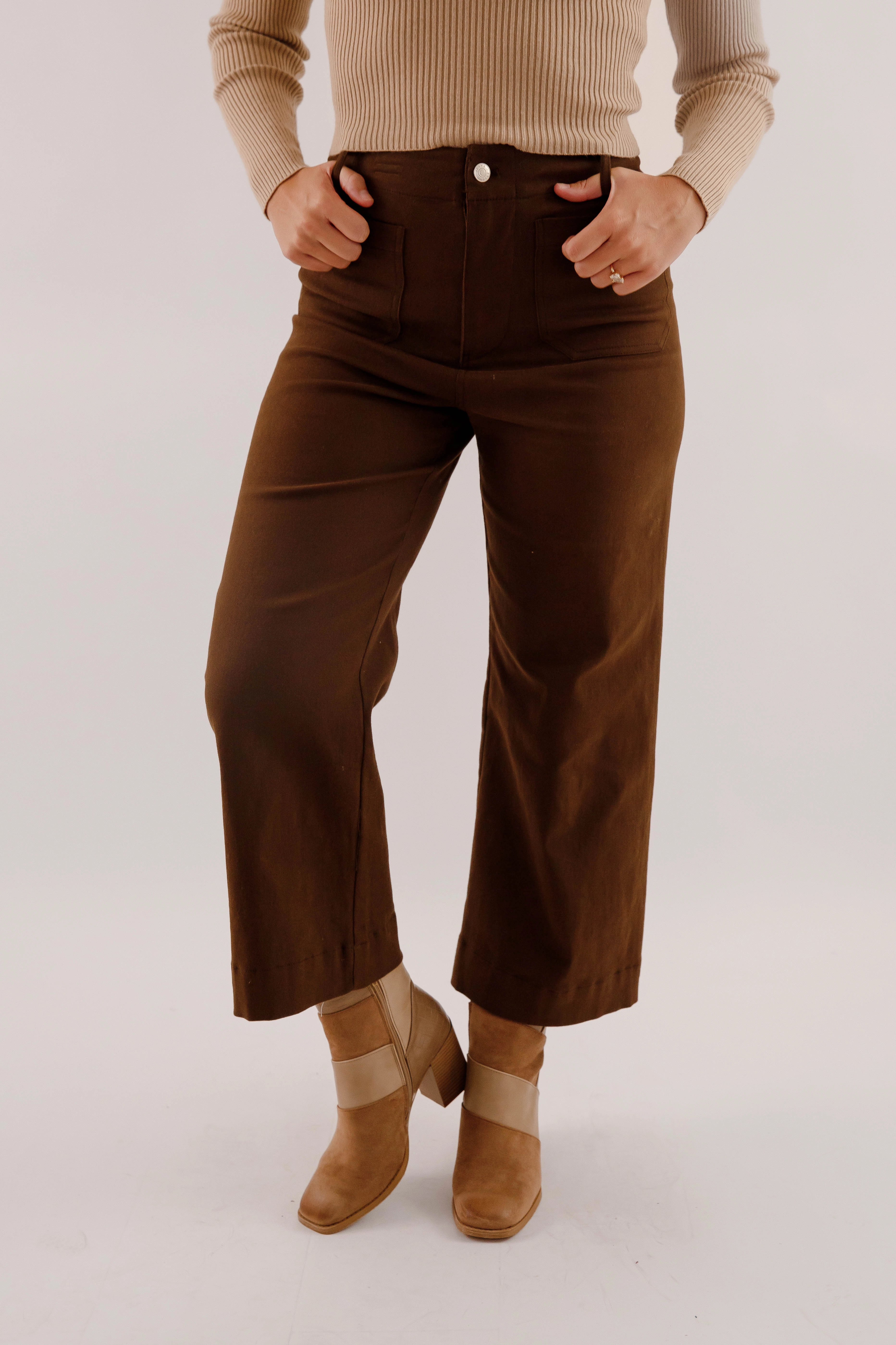 Taking A Pause Denim-Brown TaglessLabel Odor control