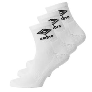 Umbro 3 Pack Cushioned Quarter Sock