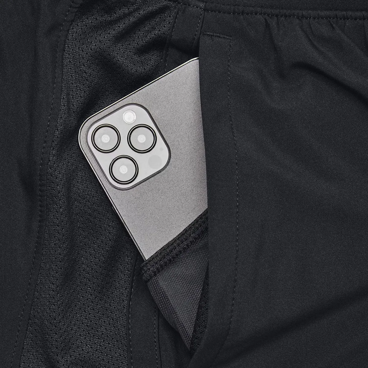 Under Armour Launch 5 inch 2-in-1 Shorts - Mens - Black/Reflective
