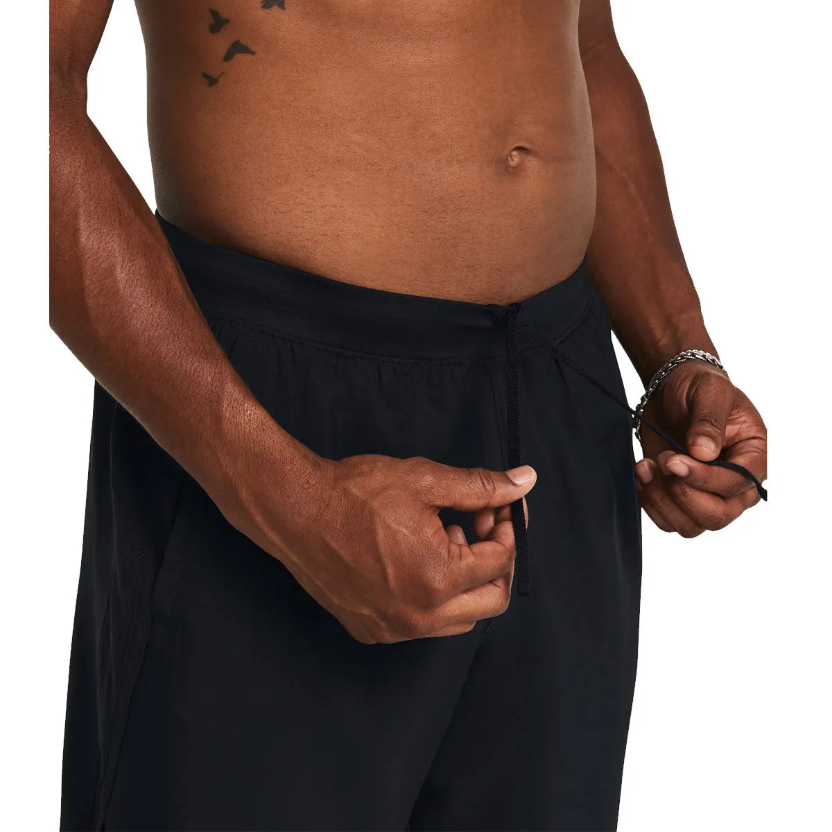 Under Armour Launch 7 inch Running Shorts - Mens - Black/Reflective