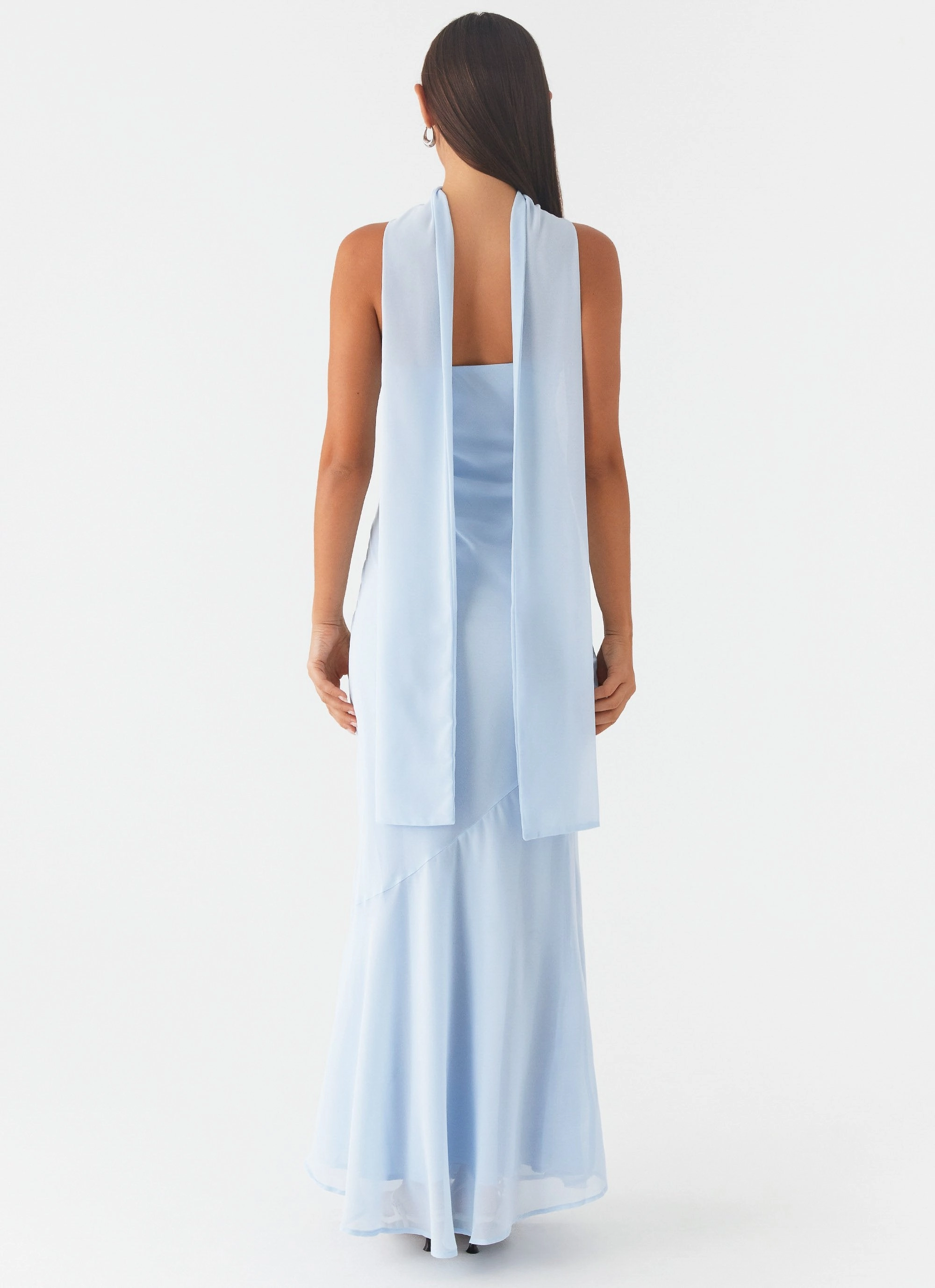 Under The Pagoda Maxi Dress - Blue All-Season Comfort