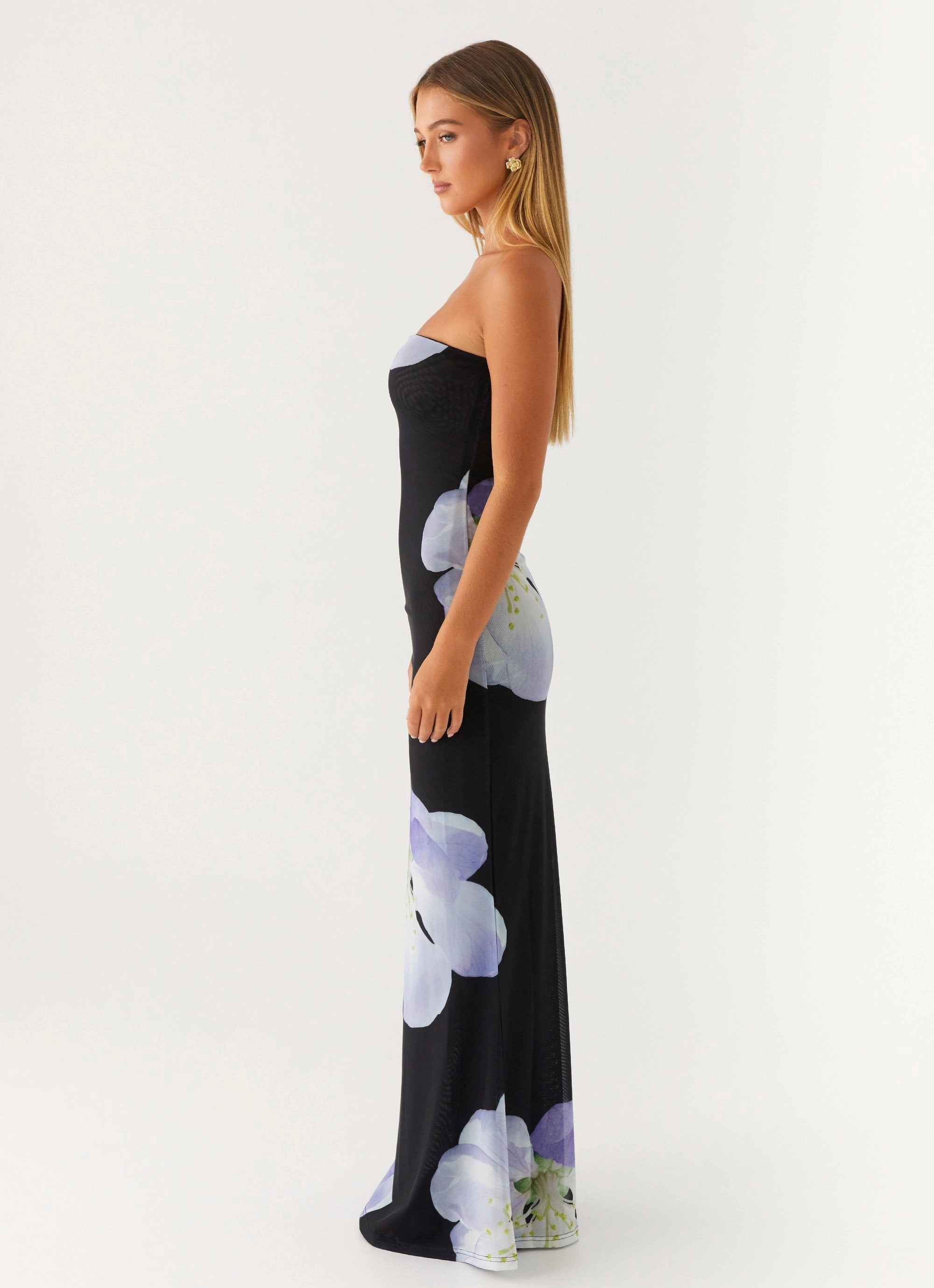 Floral Pattern Jorja Maxi Dress - Flower Print