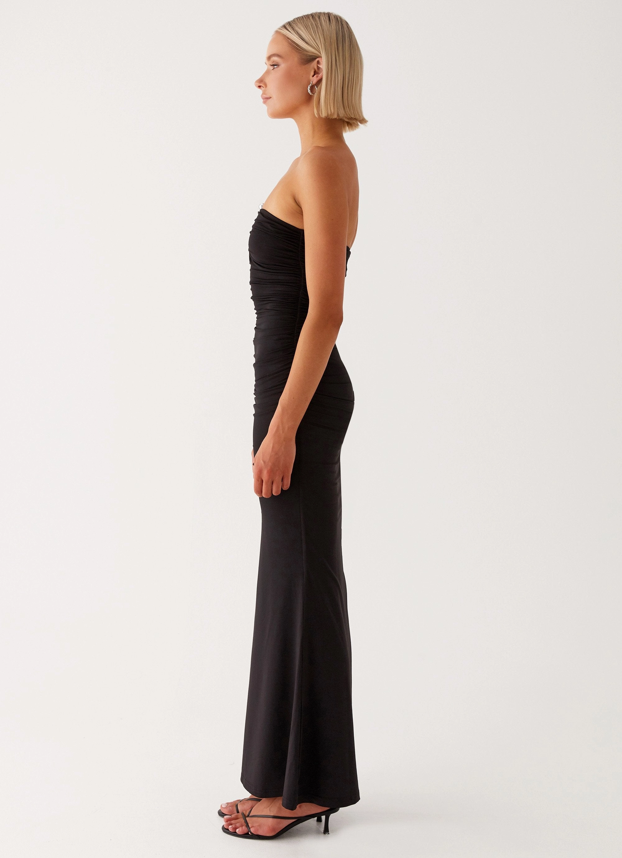 Rudy Maxi Dress - Black Vacation Vibes Garden-Party
