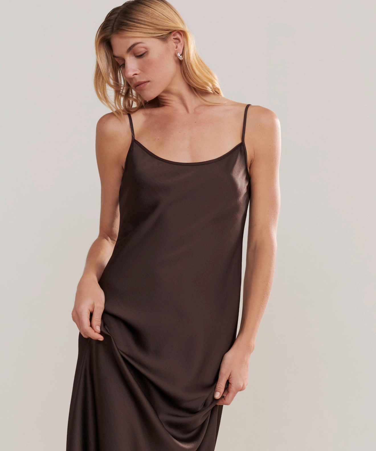 Timeless Style Layered Movement Cleo Slip Dress