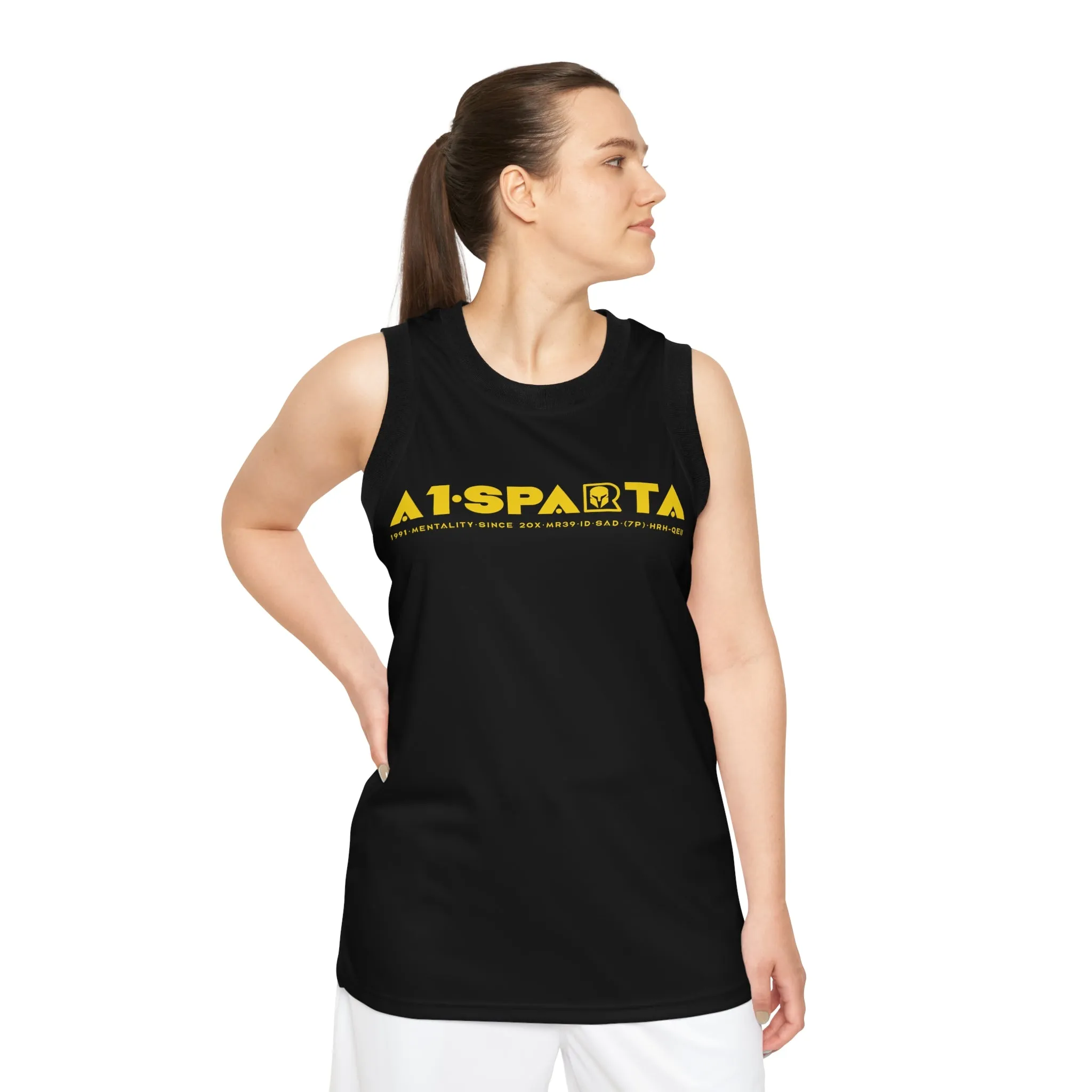 Unisex A1-Sparta  Basketball Jersey (AOP)
